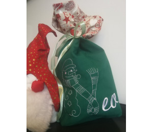 Stickdatei - Schneemann Alphabet Buchstabe U